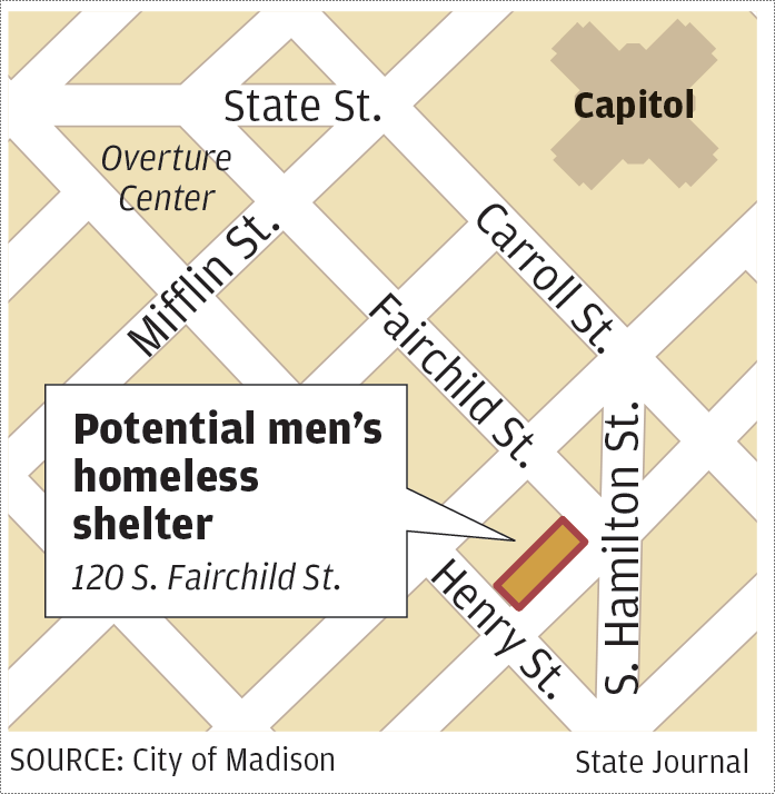 Potential men's homeless shelter